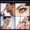 Feilx Multifunctional 4 in 1 Electric Shaver Beard Sideburns Nose Hair Trimmer, Eyebrow Trimmer for Woman and Man Rechargeable Nose Hair Trimmer view 4