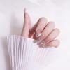 Light Rain Large Size Hand-made Press on Nails, 3D Gel UV Finished False nails with Design by Professional Manicurist view 2