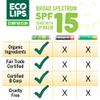 Eco Lips Classic Variety Broad Spectrum Sunscreen Lip Balm 6-Pack (Berry, Sport, Mint) - 100% Plastic-Free Plant Pod Packaging - Made in USA view 3