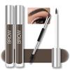Waterproof Eyebrow Gel for Long Lasting, Highly Tinted Liquid Eye Brow Makeup, Sweatproof, Natural (Black Brown 2 pcs) view 1