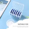 8Pcs Powder Puff Holder Round Square Makeup Sponge Beauty Sponge Carrying Case Powder Puff Container Makeup Egg Storage Box for Sponge view 3