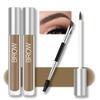 Waterproof Eyebrow Gel for Long Lasting, Highly Tinted Liquid Eye Brow Makeup, Sweatproof, Natural (Brunette 2 pcs) view 1