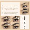 Waterproof Eyebrow Gel for Long Lasting, Highly Tinted Liquid Eye Brow Makeup, Sweatproof, Natural (Brunette 2 pcs) view 2