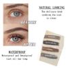Waterproof Eyebrow Gel for Long Lasting, Highly Tinted Liquid Eye Brow Makeup, Sweatproof, Natural (Brunette 2 pcs) view 3
