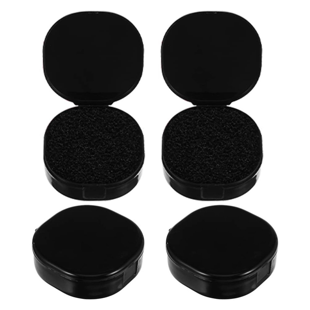Beaupretty 4pcs Makeup Brush Cleaning Case Safe and Practical Eye Shadow Brush Cleaner Tool for Women Flexible and Convenient Sponge for Easy Cleaning