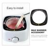 FOMIYES Wax Heater Washer Replacement - 50Pcs Stain Resistant Paper Mats for Hair Removal Wax Machine 5.66X5.66 Inches Easy to Install and Clean view 4