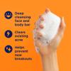 PanOxyl Acne Treatment Bar with 10% Benzoyl Peroxide, Maximum Strength Acne Bar for Face, Chest, and Back, Soap-Free Body Wash, Treats Acne Pimples, Whiteheads, Blackheads, pH Balanced, Vegan, 4 oz view 3