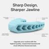 Jaw Exerciser by Facefit - Men & Women - Tone and strengthen your jawline, cheeks, chin and lips - Food-grade Silicone (Sky Blue) view 4