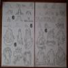 Black And Gray Religious Tattoo Flash 10 Sheets W/Lines, 11x14 Praying Hands, Sacred Heart, Memorial, Crosses, ECT. MONEY MAKERS view 2