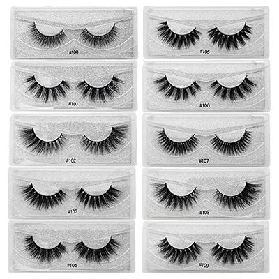 Essentials Mink Eyelashes w/Brush (Mixed 5 Pack)