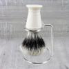 FOMIYES Men Stainless Steel Shaving Brush Stand Drip Holder for Traditional Shaving Tools Elegant Organizer for Home Barber Salon view 2