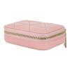Beaupretty Lipstick Storage Pouch Makeup Organizer Travel Makeup Bag Mirror Compact Lipstick Box for Women Fashion Cowhide Storage Bag view 1
