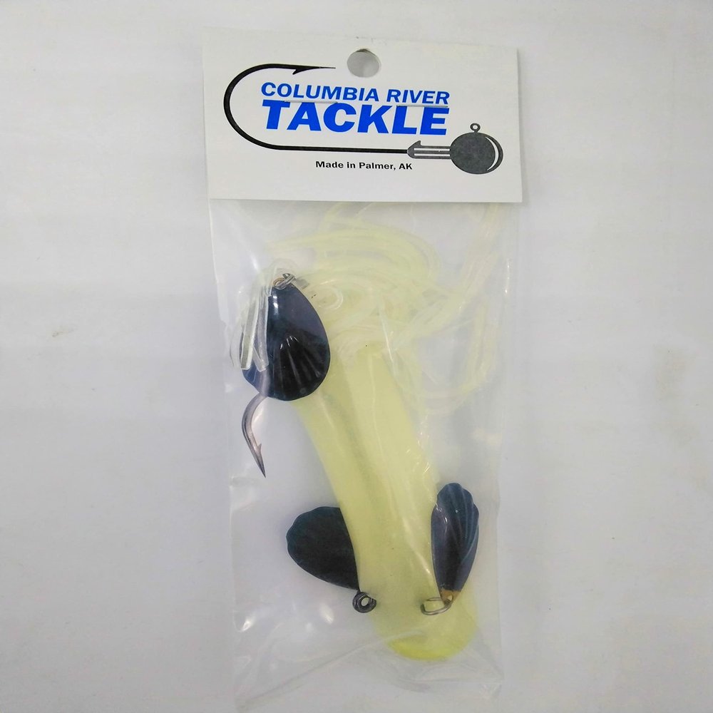 Columbia River Scuplin Tube 7" Glow Black Blades