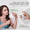 SAVILAND U V LED Nail Lamp  Nail Curing Dryer For XL Extra Long Nail Tips 2*15 ML Multifunction Gel Nail Glue & Innovation U V Nail Light for Nails Extension Home Salon Nail Art view 4