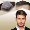 Lishy Mens Toupee European Human hair Replacement for Men Hairpiece Swiss Lace Front 0.08mm Thin Skin PU All V-looped Man Wigs 10x8inch #7 Lightest Brown Color view 1
