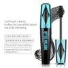 DSQXLW 4D Silk Fiber Lash Mascara, Black Volume and Length, Makeup Mascara Voluptuous Intense Length No Flaking Smudging Clumping, Waterproof, Thick, All Day Exquisitely Full, (Pack of 1) view 2