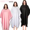 JenPen 6 Pcs Waterproof Hair Styling Cape Salon Barber Cape for Stylist Hairdresser Haircuting Adjustable, 47" x 59"(Black, White, Pink) view 2