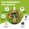 Herbishh Hair Strengthening Combo: Color Shampoo Dye 500ml Burgundy + Argan Oil Conditioner for Frizz Control, Damage Repair & Deep Conditioning - 30ml view 3