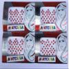 ATCUSA 140+ Bindi Dots Diamond Crystal Fake Nose stud/Ear Stud Indian Crafts bindi stickers Indian Bindi for women Face Jewels Gold silver Multi tattoo Packet (Red/Maroon Crystal Stones - Size 3mm) view 1