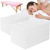 100 PCS Massage Table Sheets Disposable Non Woven SPA Bed Cover Breathable Polypropylene Fabric 31" x 70" Thin, Not Waterproof (White) view 1