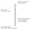 Bamboo Cotton Swabs 500 Count with Natural Dental Floss Picks 200 Count view 4