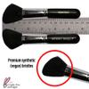 Angled Blush Brush (1 Pc) - Soft & Dense Premium Synthetic Vegan Bristles for Contour, Blush, & Bronzer Makeup Application - Travel Size, Cruelty-Free by Mommy Makeup view 2