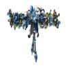 JCGY Large Flower Barrette with Unique Hanging Ornament for Women GirlsYY86010-3blue view 1