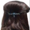 JCGY Large Flower Barrette with Unique Hanging Ornament for Women GirlsYY86010-3blue view 3