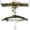 JCGY Large Flower Barrette with Unique Hanging Ornament for Women Girls YY86010-3Brown view 3