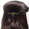 JCGY Large Flower Barrette with Unique Hanging Ornament for Women Girls YY86010-3Brown view 4
