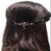 JCGY Large Flower Barrette with Unique Hanging Ornament for Women Girls YY86010-3rose view 4