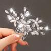 Latious Crystal Wedding Hair Comb Silver Hair Clip Bridal Hair Pieces Accessories for Women and Bride view 1