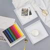 2 Pcs Desktop Storage Trays, Multi-purpose Makeup Tray Valet Tray for Jewelry Food Tray Cosmetics White Cosmetics Storage view 3