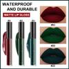 AMY'S DIARY 3Pcs Dark Red Green Matte Liquid Lipstick Sets,Matte Lipstick Lip Stain Long Lasting 24 Waterproof Lip Gloss Gift Set Matt Liquid Makeup Lipstick for Women view 3