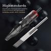 10Pcs Tattoo Cartridge Needle 0.35Mm RL RS M1 Disposable Tattoo Pen Needle Eyebrow Permanent Makeup for Cartridge Machines Grips,1211M1 view 4