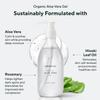 AROMATICA Organic Aloe Vera Gel (2 packs), After Sun Care and Sunburn Relief with Pure Aloe Vera Gel Face&Hair, Sun Burn Moisturizer EWG Verified (10.14oz/300ml) view 3