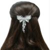 Set of 6 JCGY Crystal White Butterfly Barrettes Bridal Barrettes with Streamers 9050-6 view 3