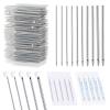 Autdor Ear Nose Piercing Tool - 50pcs Mixed Piercing Tool 12G 14G 16G 18G and 20G Hollow Tool for Ear Nose Navel Nipple Lip Tongue Piercing Kits Piercing Supplies view 1