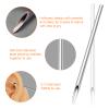 Autdor Ear Nose Piercing Tool 100pcs Mixed 12G 14G 16G 18G and 20G Hollow Tool for Ear Nose Navel Nipple Lip Tongue Piercing Kits view 3