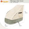 Aacabo Massage Chair Cover 600D Oxford Cloth Full Body Shiatsu Massage Chair Protective Cover with Drawstring Waterproof Dustproof view 2