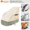 Aacabo Massage Chair Cover 600D Oxford Cloth Full Body Shiatsu Massage Chair Protective Cover with Drawstring Waterproof Dustproof view 3