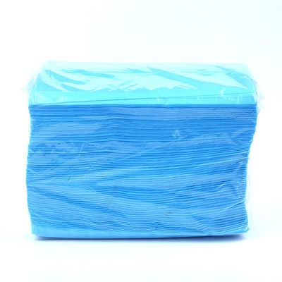 Disposable Non-woven Fabric Massage Table Sheets Linens, 60pcs Set Bed Sheets Waterproof Bed Cover Massage Table Sheet Non-woven Fabric for Spa, Beauty Salon, Hotels (Blue)