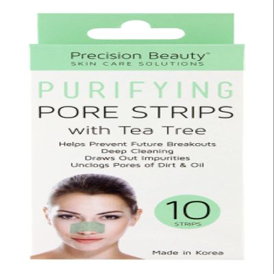 Precision Beauty Purifying Pore Strips with Tea Tree, 10 Strips