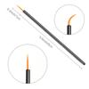 Akstore 200PCS Disposable Eyeline Mascara Brushes Eyelash Brush Wands Applicator Makeup Brush Tool Kits (Black 200PCS) view 2