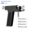 YOFANST Black Ear Pericing Gun Kit Body Hole Piercing Tool with 98Pcs Stainless Steel Ears Studs view 2
