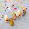 Dedyel Funny Cartoon Nail Stickers Fun Bears Cute Cartoon Bear Self-Adhesive Nail Stickers for Women Girls Kids Nail Art Decoration view 1