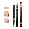 AKARY Face 2 in 1 Dual-Sided Eyebrow & Concealer Crayon Highlighter Stick, Waterproof Foundation for Eye Dark Circles & Blackheads, Concealer Pencil with Brush for Men & Women (#2 Natural) view 1