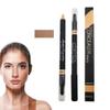 AKARY Face Full Range of Concealers Pencil for Face, 2 in 1 Dual-Sided Eyebrow Face Concealer Crayon Highlighter Stick, Professional Waterproof Foundation Concealer for Eye Dark Circles, Acne Marks, Concealer Pencil with Brush for Men and Women (#1 S view 1