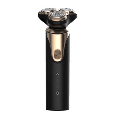 Feilx Electric Shaver for Men, 2 in 1 Wet/Dry USB Rechargeable Men Electric Razor Cordless 4D Rotary Portable Shaver Waterproof Facial Shaver (Color : Red)