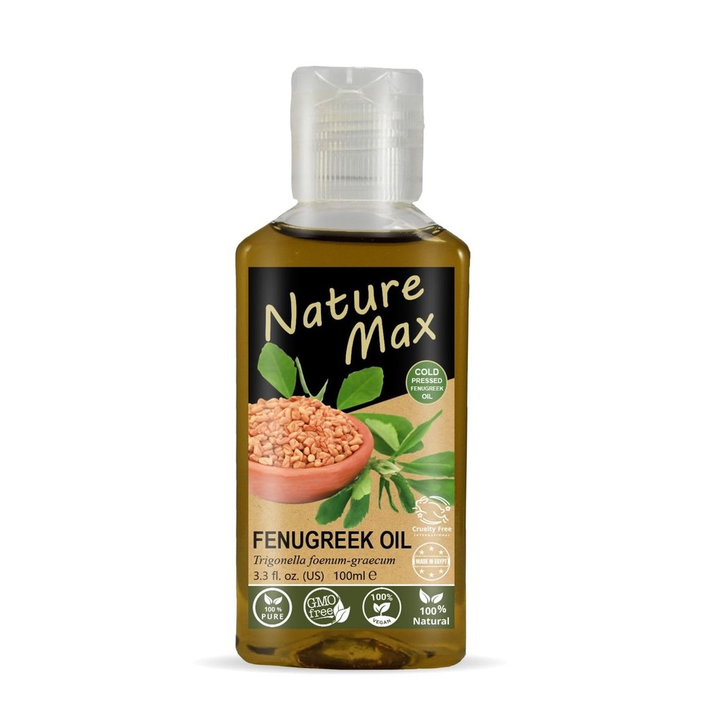 bonballoon Nature Mix Fenugreek Oil Essential Oils Organic Natural Undiluted Pure For Hair Growth Skin Health Care Massage Cold Pressed Premium Quality ( 3.38 oz / 100 ml )